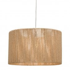 hand-woven natural string easy fit lampshade