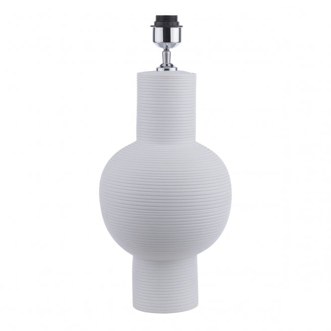 KIARA White Ceramic Table Lamp - Base Only