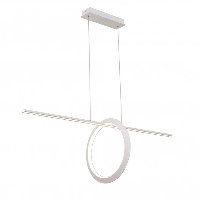 KITESURF Loop Over Linear Pendant, 30W LED, 3000K, 2400lm, White
