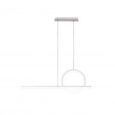 KITESURF Loop Under Linear Pendant, 30W LED, 3000K, 2400lm, White