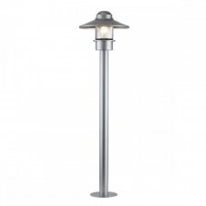 Bollard - Silver 304 Stainless Steel | Clear Glass | Lighting Company
