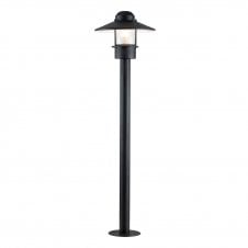 KLAMPENBORG Bollard In Black 304 Stainless Steel And Clear Glass