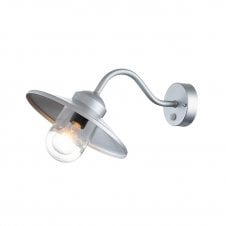 KLAMPENBORG Wall Lantern with PIR Sensor In 304 Stainless Steel And Clear Glass
