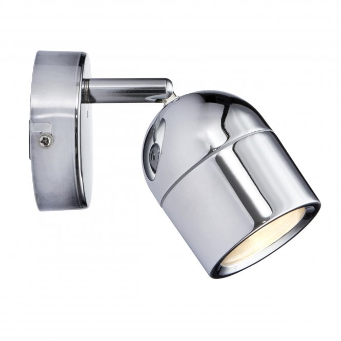 KNIGHT single chrome bathroom spotlight