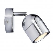KNIGHT single chrome bathroom spotlight