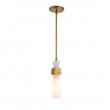 Kristy Mini Pendant in Distressed Gold