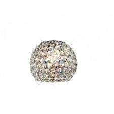 KUDO Ball Easy Fit Ceiling Shade Real K9 Crystal