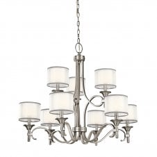 9 Light Bronze Chandelier 