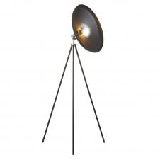 LAGOM Floor Lamp in Matt Black with Matt Nickel
