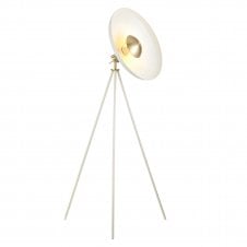 LAGOM Floor Lamp in Warm White with Brushed Brass