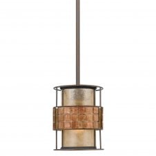 rustic mosaic tile ceiling pendant for over table & kitchen island lighting