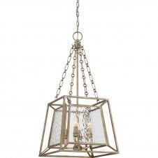 Vintage Gold Ceiling Lantern Glazed Panels