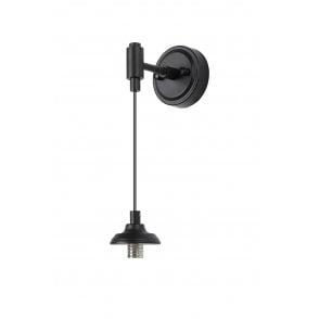 LANGSTON IP44 Adjustable Wall Light in Satin Black with