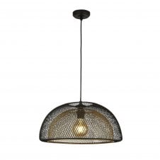 Black and Gold Ceiling Pendant Light | www,lightingcompany.co.uk 