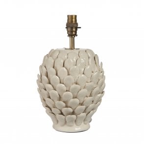 Layered Leaf Ceramic Table Lamp (Base Only)