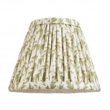 green leaf pattern lampshade