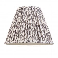 grey leaf pattern tapered shade