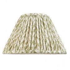 green leaf pattern tapered shade