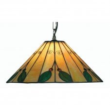 LEAF Tiffany Glass Ceiling Pendant