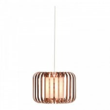 LECH Large Easy Fit Ceiling Light Shade in Copper with White Diffuser
