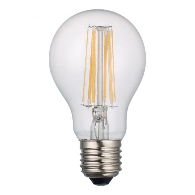 LED DIMMABLE 8W Warm White GLS E27/ES clear