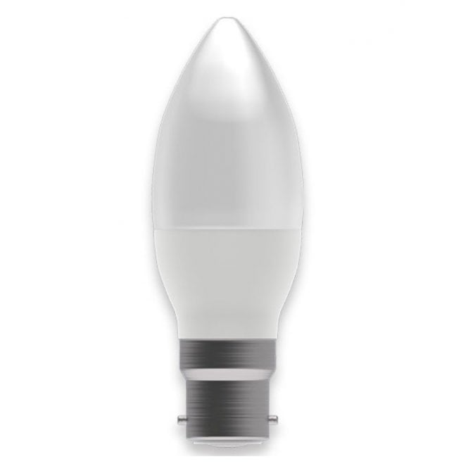 LED Dimmable Candle Opal Bulb - BC/B22