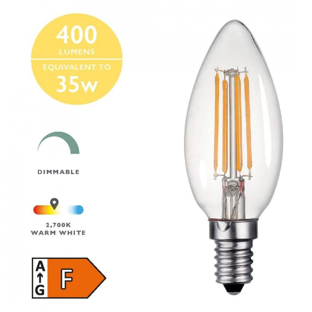thumbnail image 2 of 6 Or 10-Pack E12/E14 LED Candle Bulbs – Energy Saving, Indoor Home Light, 110V/220V 2 of 4