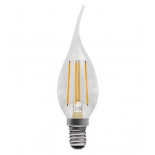 bent tip LED candle bulb