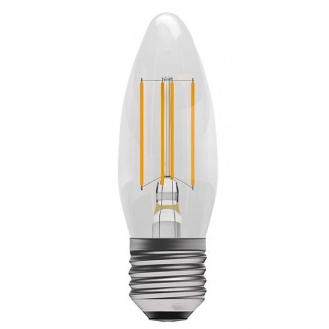 LED Filament Clear Candle Bulb - ES/E27