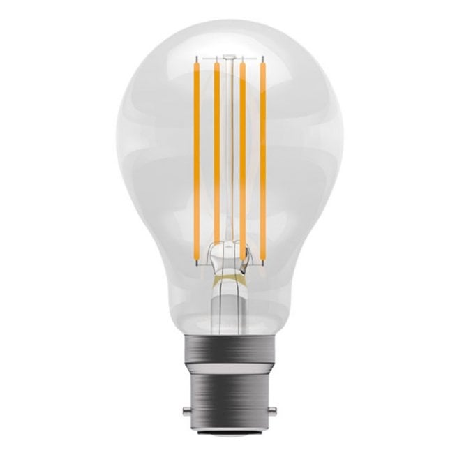 LED filament clear GLS light bulb (BC/B22)