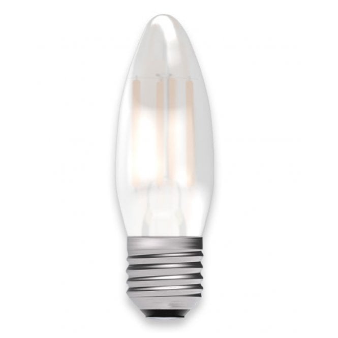 LED filament satin candle bulb (ES/E27)