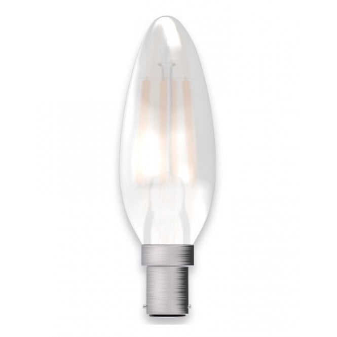 LED filament satin candle bulb (SBC/B15)