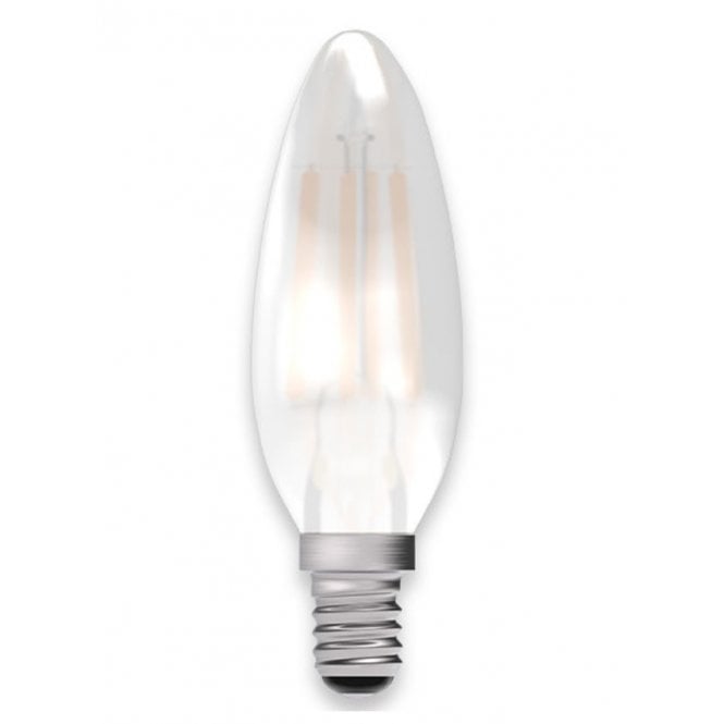 LED Filament Satin Candle Bulb - SES/E14