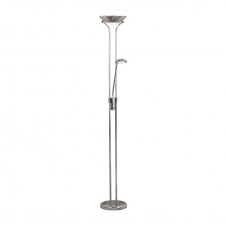 LED Mother & Child Floor Lamp - Chrome 