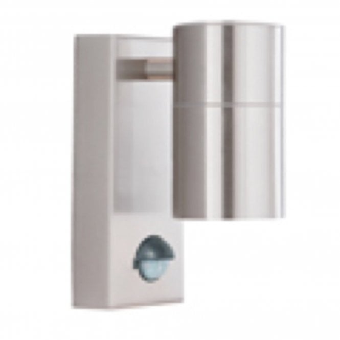 LED Outdoor & Porch (Gu10 Led) Wall Light - Single Stainless Steel Tube+Sensor