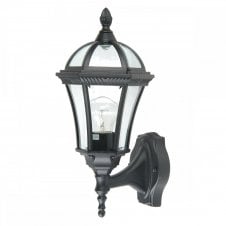 Traditional Black Outdoor Wall Lantern