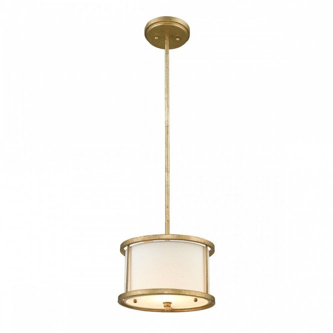 LEMURIA dual mount distressed gold mini ceiling pendant