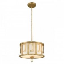 LEMURIA medium dual mount ceiling light in distressed gold finish