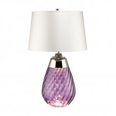 Twisted Glass Dual-Lit Table Lamp