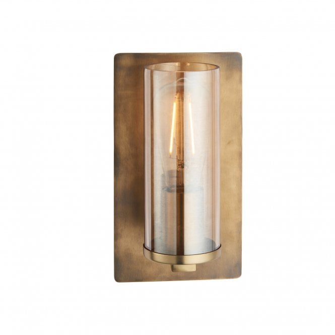 LENKER Antique Brass Patina Wall Light