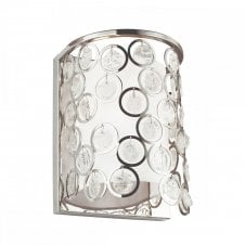 nickel and crystal wall diffuser