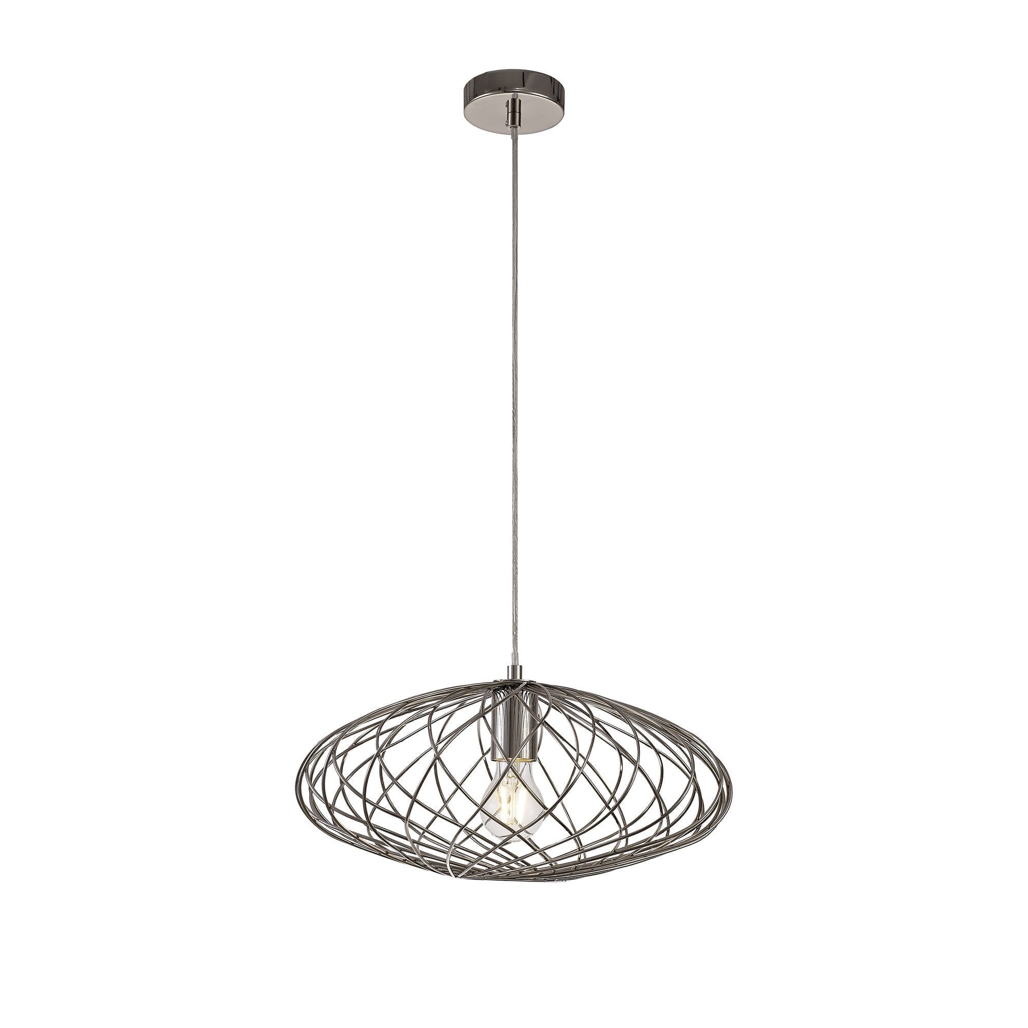 Iron Elliptical Chandelier