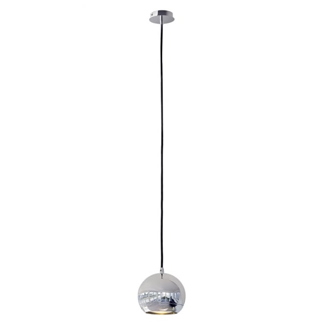 LIGHT EYE  small chrome ceiling pendant light