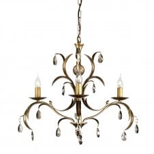 3Lt Chandelier Antique Bronze 