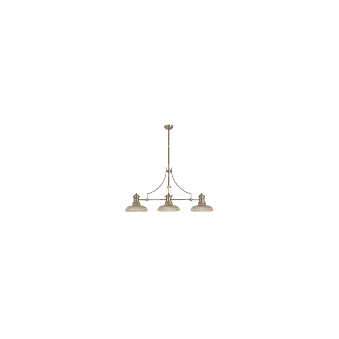 Lincoln 3 Light Bar Pendant with 30cm Round Shades