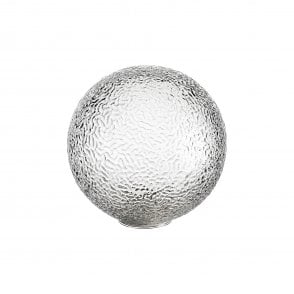 LINE14 IP44 15cm Round Dimpled Clear Glass Shade