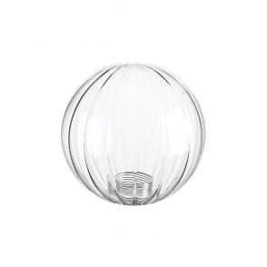LINE14 IP44 15cm Round Segment Clear Glass Shade