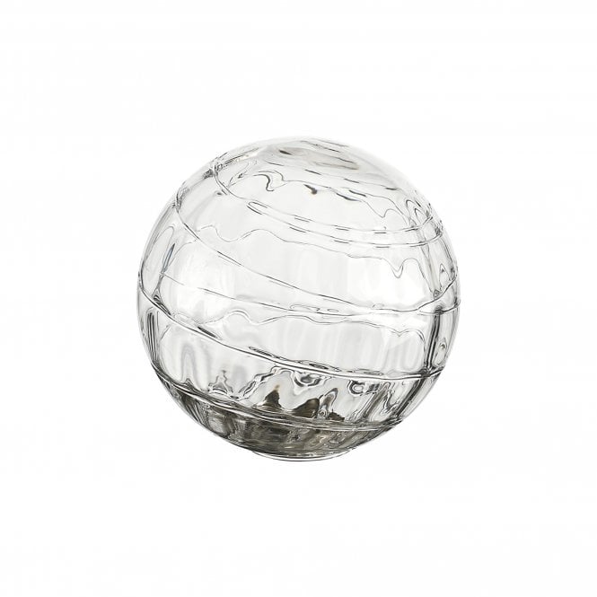LINE14 IP44 15cm Round Textured Melting Clear Glass Shade