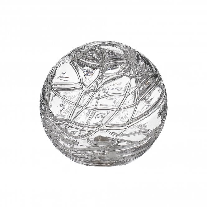 LING9 Dune Effect Round Clear Glass Shade