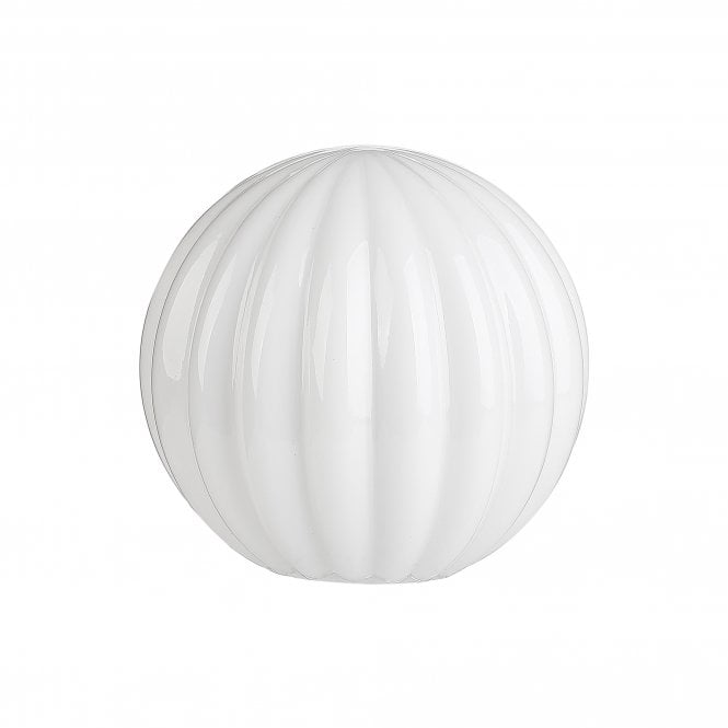 LING9 Round Segment Opal Glass Shade